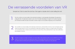 VR-Voordelen - Beste Websitebouwer