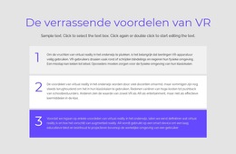 VR-Voordelen - Websitesjabloon Gratis Downloaden