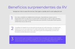 Benefícios VR - Design De Site Responsivo