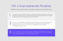 VR -Fördelar - Gratis Mall