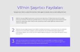 VR Avantajları - HTML Web Sitesi Şablonu
