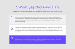 VR Avantajları - Web Sitesi Şablonu Ücretsiz Indir