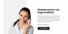 Klantenservice Van Hoge Kwaliteit - Beste Joomla-Sjabloon