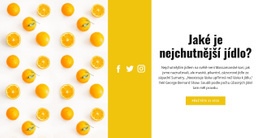 Citrusový Potisk – Jednoduchá Šablona Webu