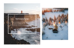 Benutzfertiges Website-Design Für Ökologischer Tourismus