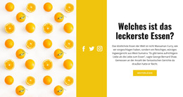 Zitrusdruck - Kostenloses CSS-Theme