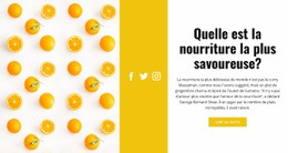 Outil De Maquette De Site Web Pour Impression D'Agrumes