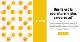 Modèle D'Une Page Pour Impression D'Agrumes