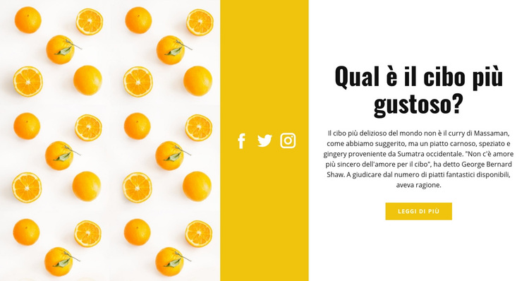 Stampa agrumi Tema WordPress