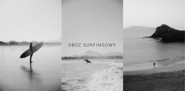 Obóz Surfingowy - HTML Website Builder