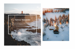 Most Creative Website Mockup For Ecological Tourism