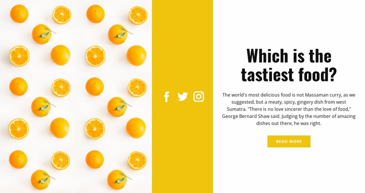 Citrus print Website Mockup