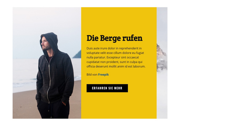 Mehr wandern, weniger Sorgen machen WordPress-Theme