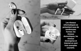 Page Web Pour Écouteurs Sans Fil