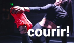 Vitesse Et Endurance Modèle D'Une Page