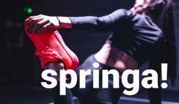 Hastighet Och Uthållighet - Nedladdning Av Webbplatsmall