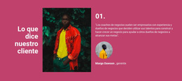 Opiniones De Nuestros Clientes - Plantilla De Sitio Web Profesional