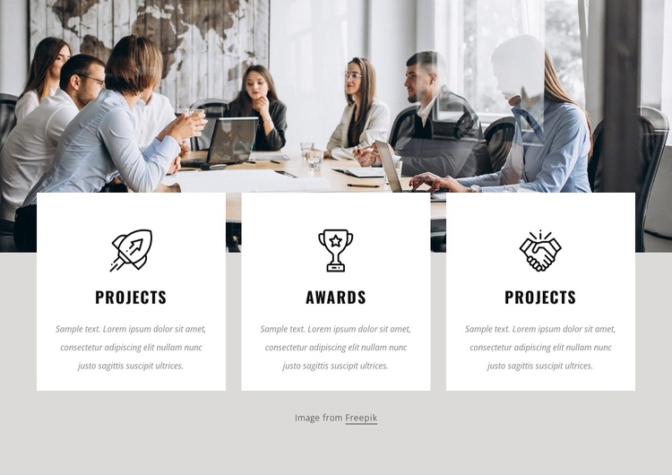 Software development company One Page Template