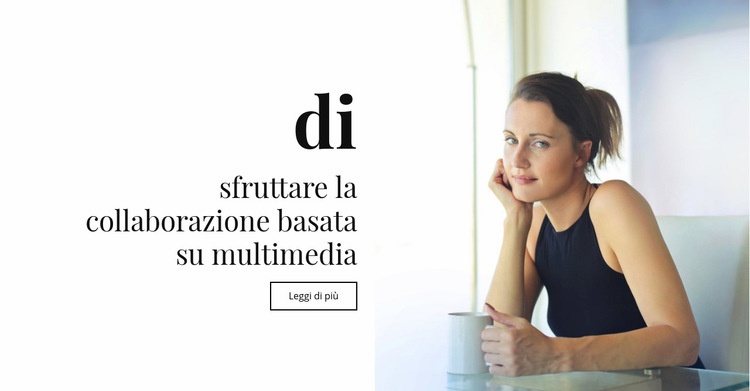 Informazioni su multimedia e collaborazione Modelli di Website Builder