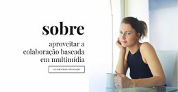 Sobre Multimídia E Colaboração - Design De Site Responsivo