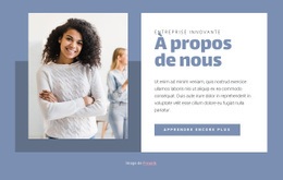 Nous Sommes Une Société D'Ingénierie - Conception D'Une Seule Page