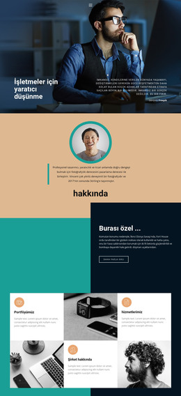 Yaratıcı Büyüyen Iş - En Iyi HTML Şablonu