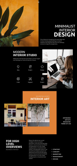 Personal Thoughts In Interior - Professional Website Design
