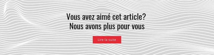 A aimé cet article Créateur de site Web HTML