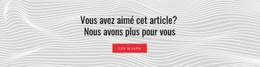 A Aimé Cet Article - Superbe Modèle HTML5