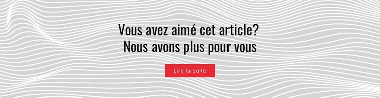 A aimé cet article Modèle