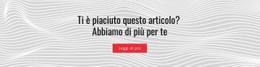 Mi È Piaciuto Questo Articolo Modello A Pagina Singola