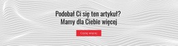 Podobał Mi Się Ten Artykuł - Projekt Strony Internetowej