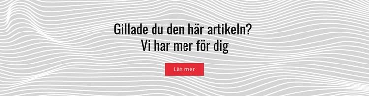 Gillade den här artikeln HTML-mall