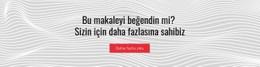 Bu Makaleyi Beğendim Tek Sayfalık Şablon