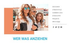Wer Was Anziehen – Einfache HTML5-Vorlage