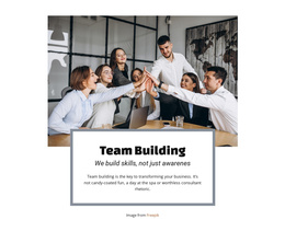 Teambuilding Diensten - Eenvoudig Joomla-Sjabloon