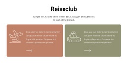 Reiseclub - Kostenlose Vorlagen