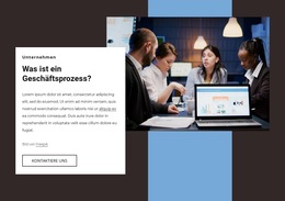 Geschäftsprozess – Website-Vorlage Herunterladen