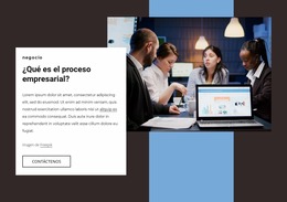 Procesos De Negocio: Plantilla Joomla Fácil De Usar