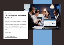 Conception De Site Web Premium Pour Processus D'Affaires