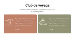 Club De Voyage – Modèles Gratuits
