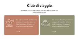 Club Di Viaggio - Progettazione Semplice Del Sito Web