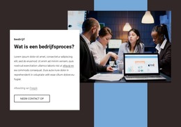 Bedrijfsproces - Beste HTML-Sjabloon