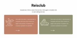 HTML5-Thema Voor Reisclub