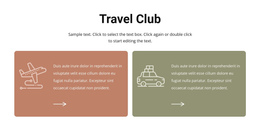 Travel Club - One Page Template For Any Device