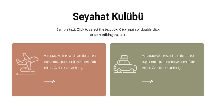 Seyahat kulübü CSS Şablonu