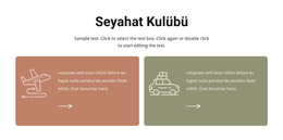 Seyahat Kulübü - HTML Sayfası Şablonu