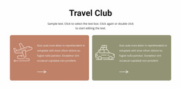 Travel Club - Easy-To-Use Website Builder