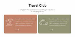 Travel Club - Easy Website Design