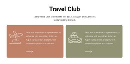 Travel Club {0] - HTML5 Editor